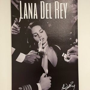 Amazon Black and White Lana Del Rey Poster